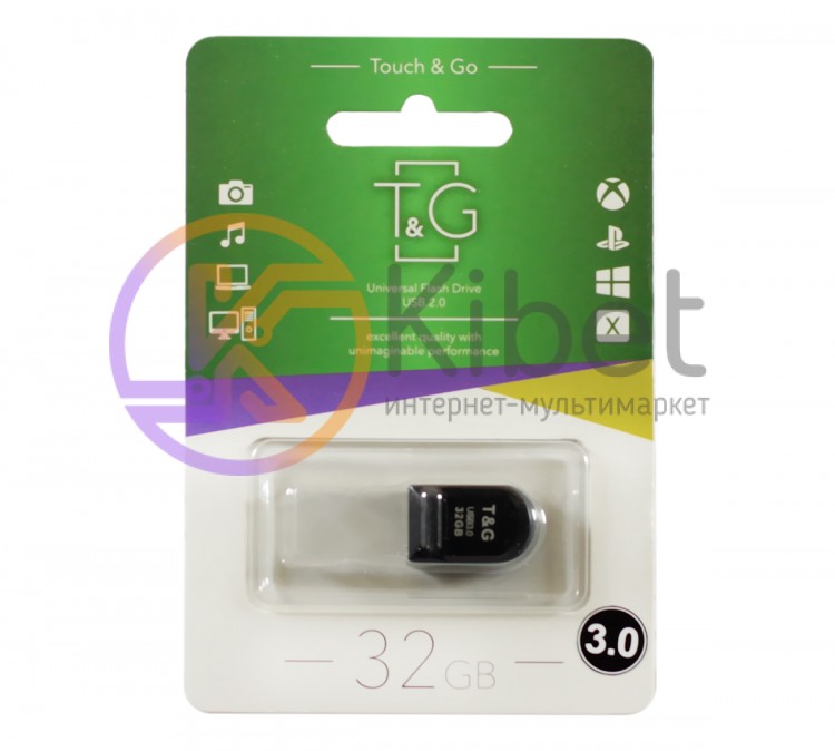 USB 3.0 Флеш накопитель 32Gb T G 010 Shorty series (TG010-32GB3)