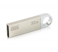 USB Флеш накопитель 32Gb Goodram UUN2, Silver, металлический корпус (UUN2-0320S0