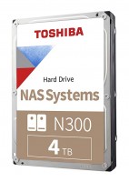 Жесткий диск 3.5' 4Tb Toshiba N300, SATA3, 128Mb, 7200 rpm (HDWQ140UZSVA)