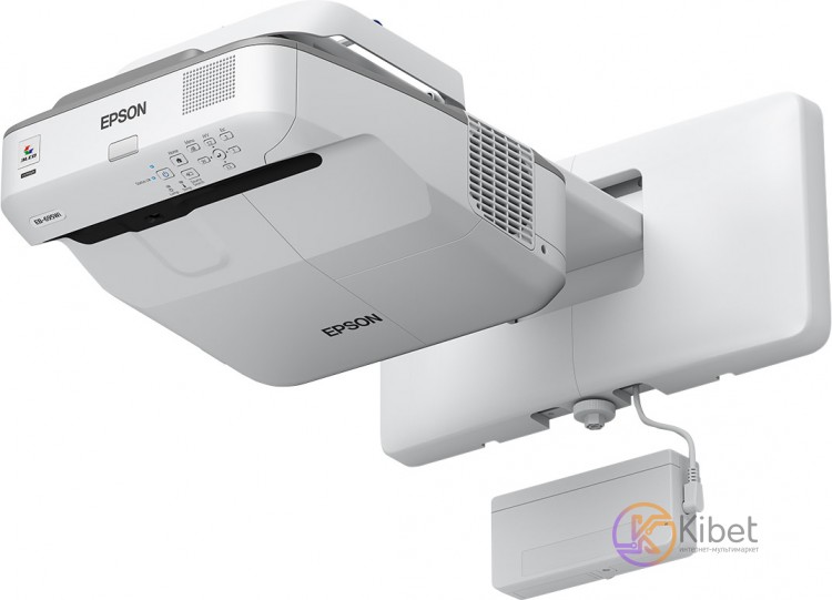 Проектор Epson EB-695Wi (V11H740040), White, ультракороткофокусный, интерактивны