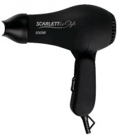 Фен Scarlett SC-HD70T02 850W, турмалиновое покрытие, складная ручка, покрытие ко