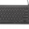 Клавиатура Trust Muto Silen, Black, USB, бесшумное нажатие, 12 мультимедийных кл