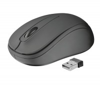 Мышь беспроводная Trust Ziva Compact, Black, оптическая, 1200 dpi, 3 кнопки, гне