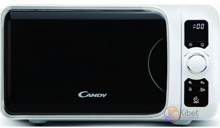 Микроволновая печь Candy EGO-C25DCW White-Black, 900W, 25 л, обычная (соло), гри
