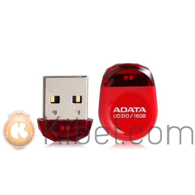 USB Флеш накопитель 16Gb A-Data DashDrive Durable UD310 Jewel Like Red AUD310-