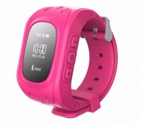 Детские часы Q50 с GPS Pink, GPS трекер (маяк для отслеживания детей), дисплей: