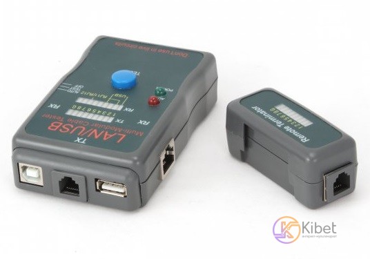 Тестер кабельный Cablexpert NCT-2 для UTP, STP, USB кабелей