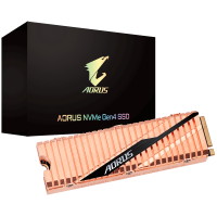 Твердотельный накопитель M.2 1Tb, Gigabyte AORUS Gen4, PCI-E 4.0 4x, 3D TLC, 500