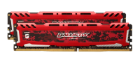 Модуль памяти 8Gb x 2 (16Gb Kit) DDR4, 3000 MHz, Crucial Ballistix Sport LT, Red