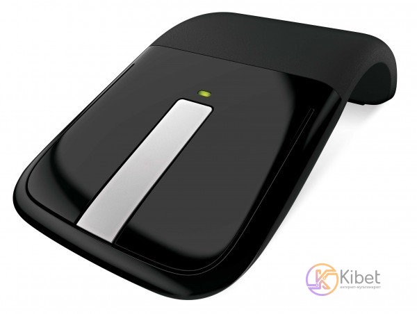 Мышь беспроводная Microsoft Arc Touch, Black, оптическая, 1600 dpi, 3 кнопки, 2x