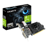 Видеокарта GeForce GT710, Gigabyte, 2Gb GDDR5, 64-bit, VGA DVI-D HDMI, 954 5010M