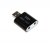 Звуковая карта USB 2.0, 7.1, Dynamode C-Media 108, Black, 90 дБ, EAX2.0 A3D1.0