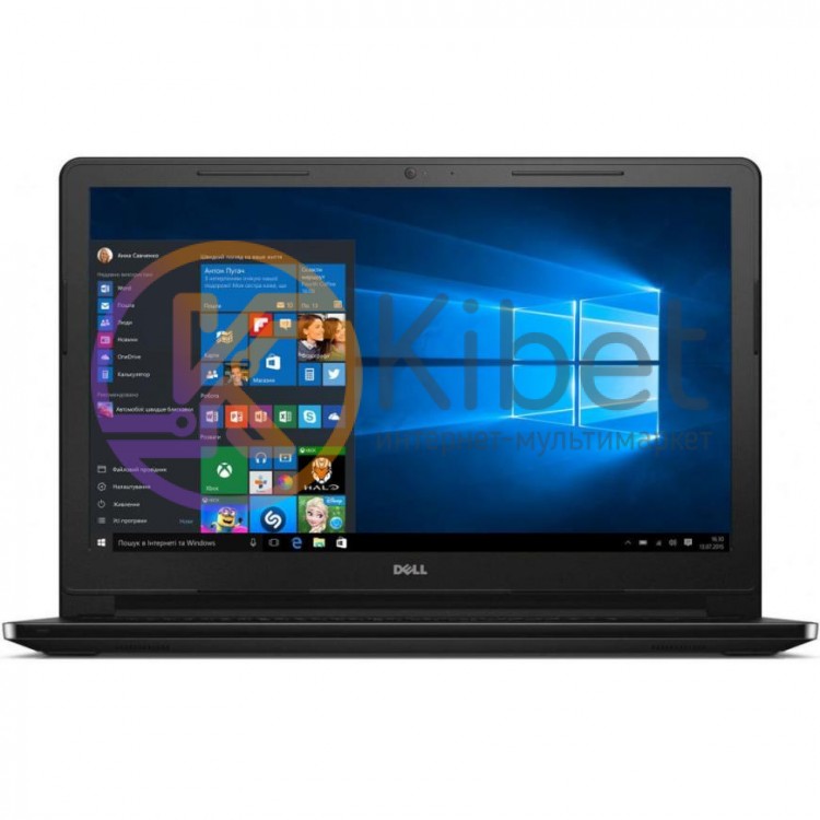 Ноутбук 15' Dell Inspiron 3552 Black (I35C45DIL-60), 15.6' глянцевый LED HD (136