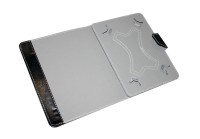 Чехол-книжка 8', Black, универсальный для планшетов, пластиковые скобы с резинка