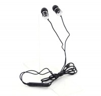 Гарнитура PrologiX ME-A500-B Black, Mini jack (3.5 мм) 4pin, вакуумные, микрофон