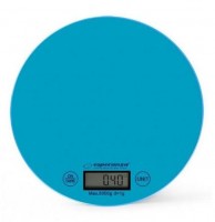 Весы кухонные Esperanza EKS003B Blue, максимальный вес 5 кг, шаг 1 г, четыре еди