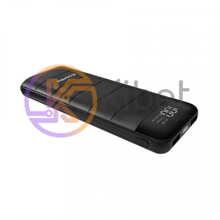 Универсальная мобильная батарея 13200 mAh, ColorWay, Black, 1xUSB 5V 2.1A, 1xUSB