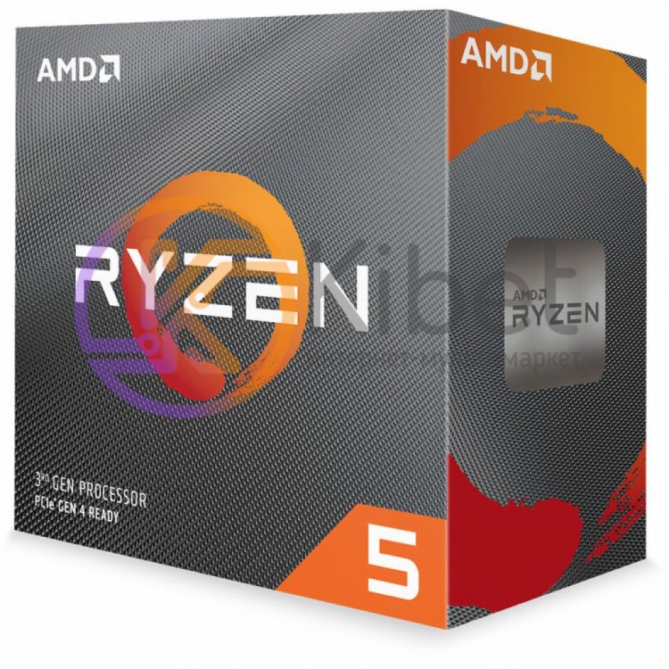 Процессор AMD (AM4) Ryzen 5 3600, Box, 6x3,6 GHz (Turbo Boost 4,2 GHz), L3 32Mb,
