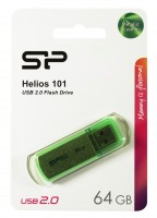 USB Флеш накопитель 64Gb Silicon Power Helios 101 Green (SP064GBUF2101V1N)