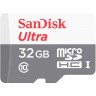Карта памяти microSDHC, 32Gb, Class10 UHS-I, SanDisk Ultra Light, без адаптера (