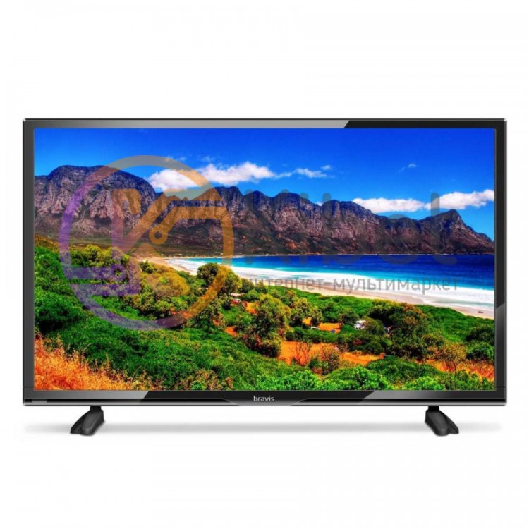 Телевизор 19' Bravis LED-19F1000 LED 1366х768 60Hz, VGA, HDMI, USB (Movie), Vesa