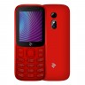 Мобильный телефон 2E E240 2019, Red, Dual Sim (Mini-SIM), 2G, 2.4'' (TN, 240x320