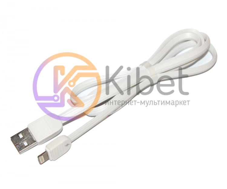 Кабель USB - Lightning, Remax 'Puff', White, 1 м (RC-045i)