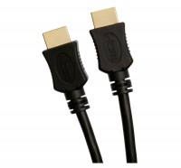 Кабель HDMI - HDMI 1.5 м Tecro Black, V1.4, позолоченные коннекторы (LX 01-50)