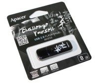 USB Флеш накопитель 8Gb Apacer AH333 Black with Chinese Character, AP8GAH333BA-1