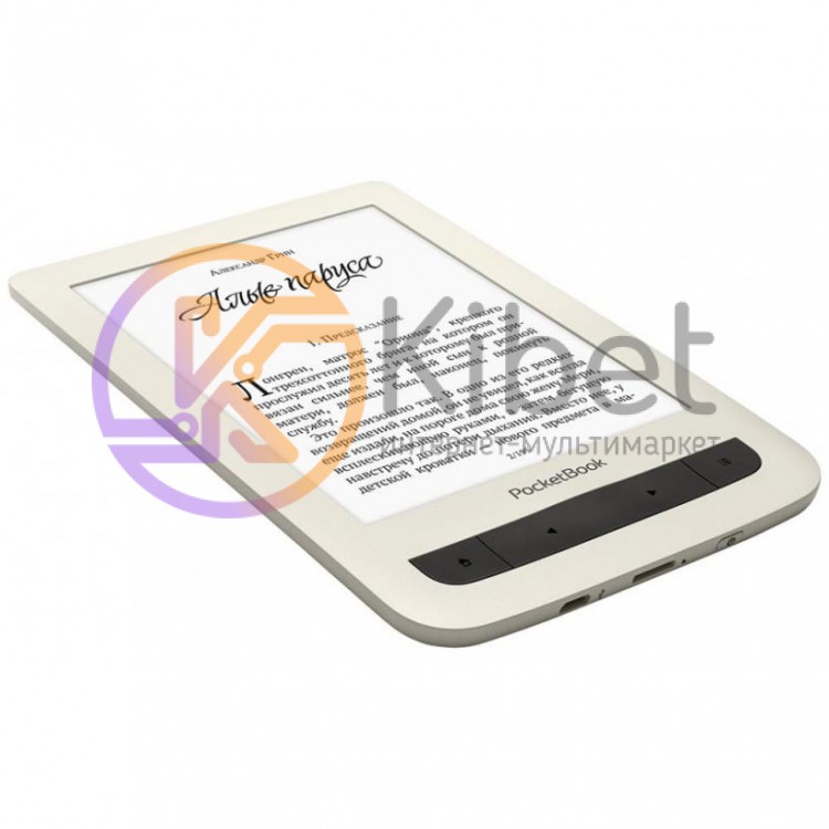 Электронная книга 6' PocketBOOK 625 Basic Touch 2, Beige (PB625-F-CIS) E-Ink Car