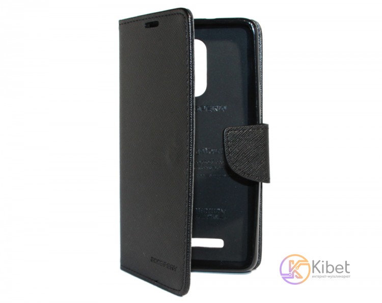 Чехол-книжка для Xiaomi Redmi Note 3, Goospery Fancy Diary, Black