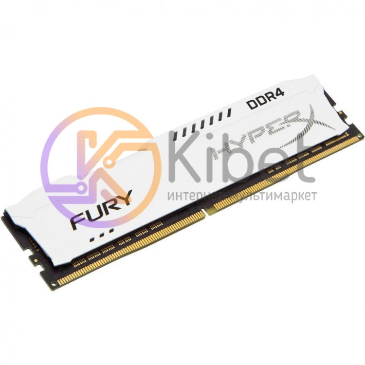 Модуль памяти 16Gb DDR4, 2400 MHz, Kingston HyperX Fury, White, 15-15-15, 1.2V,