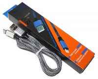 Кабель USB - microUSB, White, 1 м, Voltex Zebra, 2A