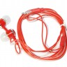 Наушники Sertec ST-201 Red, Mini jack (3.5 мм), вакуумные, кабель 1.2 м