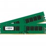 Модуль памяти 4Gb x 2 (8Gb Kit) DDR4, 2400 MHz, Crucial, 17-17-17-38, 1.2V (CT2K