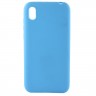 Накладка силиконовая для смартфона Huawei Y5 (2019), Soft case matte, Blue