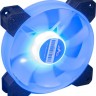 Вентилятор 120 мм, Frime 'Iris', Black, 120х120х25 мм, Blue LED подсветка (12 LE
