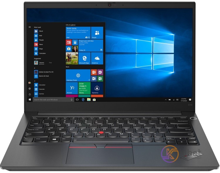 Ноутбук 14' Lenovo ThinkPad E14 Gen 2 (20TA002JRT) Black, 14', матовый LED FullH