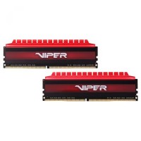 Модуль памяти 8Gb x 2 (16Gb Kit) DDR4, 3000 MHz, Patriot Viper 4, Red, 16-16-16-
