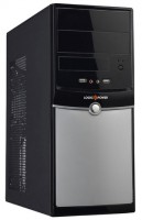 Корпус LogicPower 0104 Black Silver, 400W, 80mm, ATX Micro ATX, 3.5mm х 2, USB
