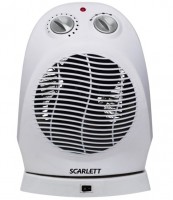 Тепловентилятор Scarlett SC-157 White, 2000W, регулировка температуры, термостат
