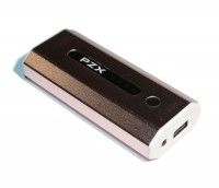 Универсальная мобильная батарея 7800 mAh, PZX, Rose Gold, 1xUSB, 1A, кабель USB