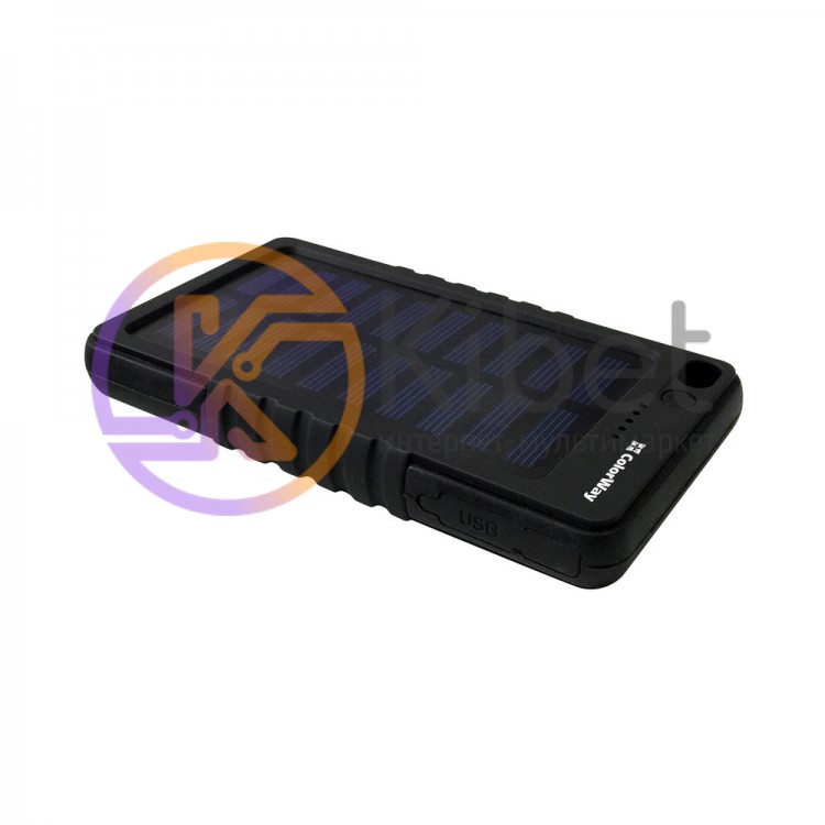 Универсальная мобильная батарея 4000 mAh, ColorWay, Black, 1xUSB 5V 2.4A, кабель