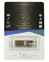 USB Флеш накопитель 16Gb T G 117 Metal series Silver (TG117SL-16G)