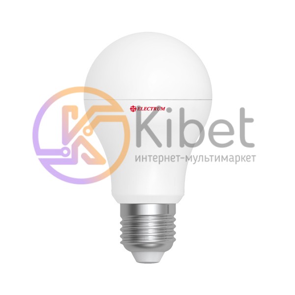 Лампа светодиодная E27, 10W, 4000K, A60, Electrum, 800 lm, 220V (A-LS-0109)