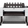 Принтер струйный цветной A0+ HP DesignJet T1600 36' (3EK10A), White Black, 1200x