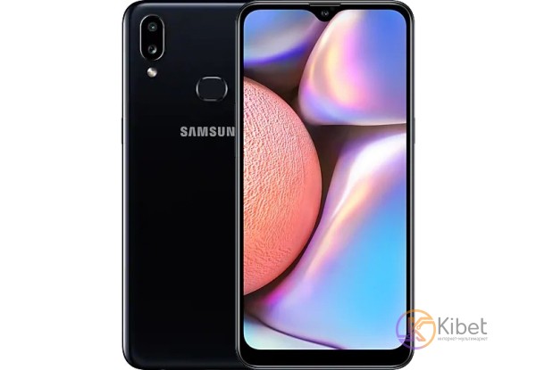 Смартфон Samsung Galaxy A10s (A107) Black, 2 NanoSim, сенсорный емкостный 6,2' (