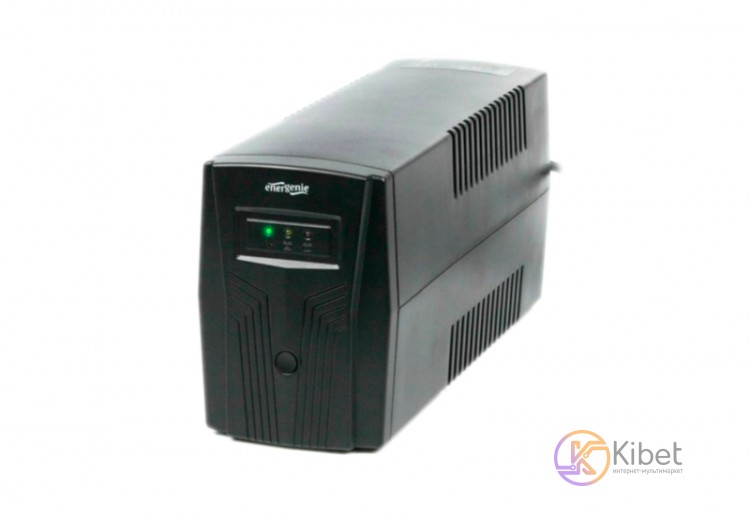 ИБП EnerGenie EG-UPS-B650 Black, 650VA, 390W, линейно-интерактивный, 2 розетки (