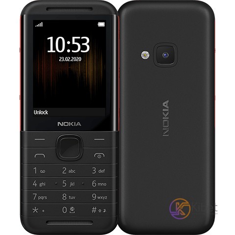 Мобильный телефон Nokia 5310 2020 Black-Red, 2 Sim, 2.4' (320x240) TFT, 16Mb, mi