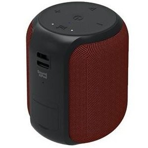 Колонка портативная 2E SoundXPod TWS MP3 Wireless Waterproof Red, 2 x 7.5 Вт, Bl